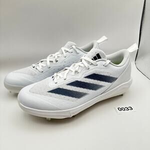 Adidas Womens sz 9.5 Softball Shoes Adizero Instinct IH3468 White/Blue